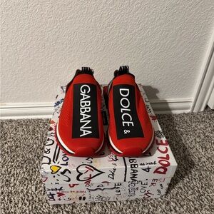 Dolce & Gabbana Red Sneakers